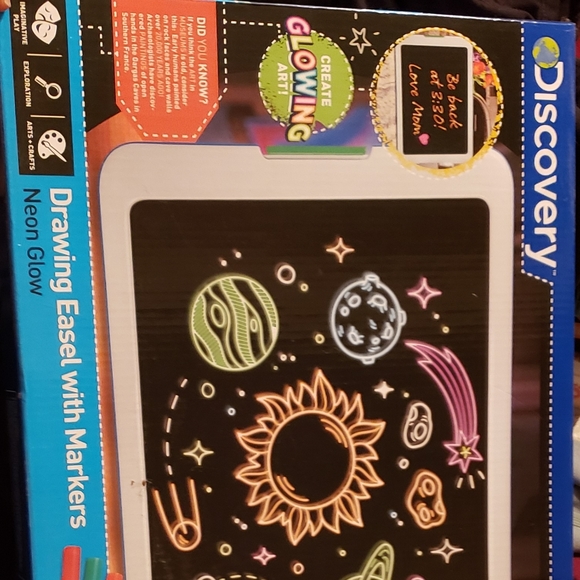 Discovery Toys Discovery Drawing Easel With Neon Markers Poshmark